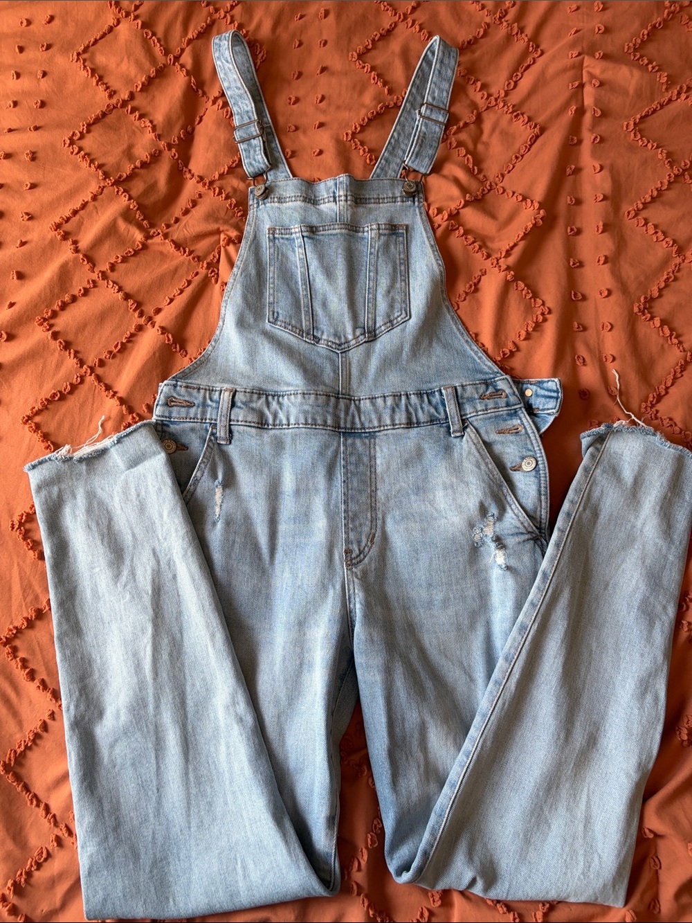 Old Navy Light Wash Denim Women's Overalls